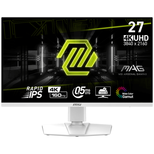 Монитор MSI MAG 274URFW, 27" (68.58 cm), 160Hz, Rapid IPS Anti-glare, 0,5ms, 1x DP, 2x HDMI, 1x Type-C