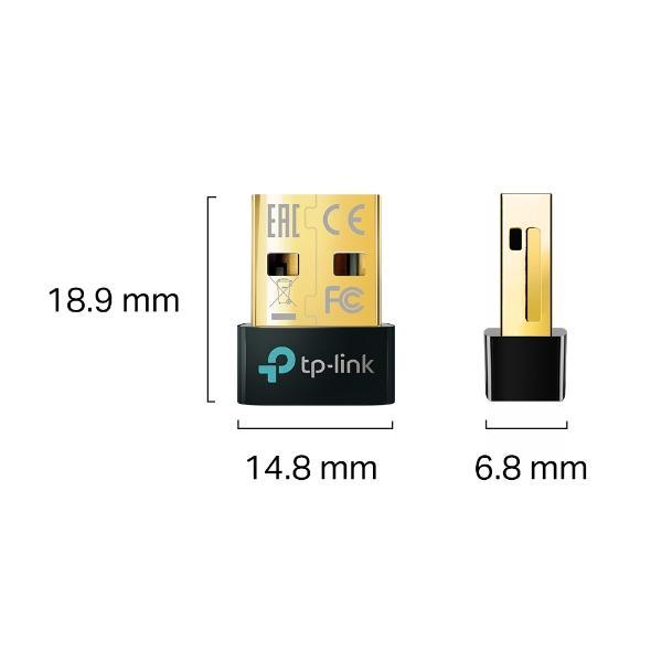 Адаптер TP-Link UB500, Bluetooth 5.0, USB, черен