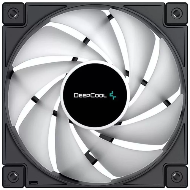 Вентилатор DeepCool FC120, ARGB 120 mm, 4-pin PWM, Black