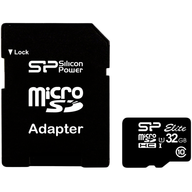 Карта памет Silicon Power Elite 32GB microSD Card, Class 10 UHS-1, up to 85/10 