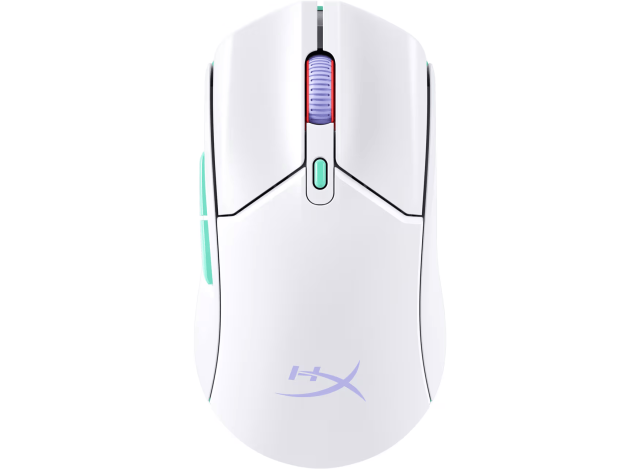 Геймърска мишка HyperX Pulsefire Haste 2 Core White, Wireless / Bluetooth, HyperX Core Sensor, 12 000 DPI