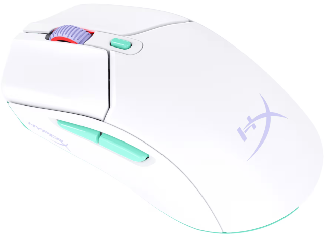 Геймърска мишка HyperX Pulsefire Haste 2 Core White, Wireless / Bluetooth, HyperX Core Sensor, 12 000 DPI