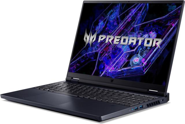 Лаптоп Acer Predator Helios 18 PH18-72-9555, Intel Core i9-14900HX 24C (2.2/5.7GHz, 36MB Cache),18" (45.7cm) WQXGA 240Hz IPS Display, NVIDIA GF RTX 4090 16GB, 32GB DDR5, 4TB SSD NVMe, HDMI, 2x USB 3.2 Gen 2 Type-C, Windows 11 Home