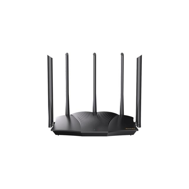 Рутер Tenda RX12 Pro, 3000Mbps, 2.4GHz (574Mbps) / 5GHz (2402Mbps), Wireless AX (6), 3x 10/100/1000Mbps LAN, 1x 10/100/1000Mbps WAN