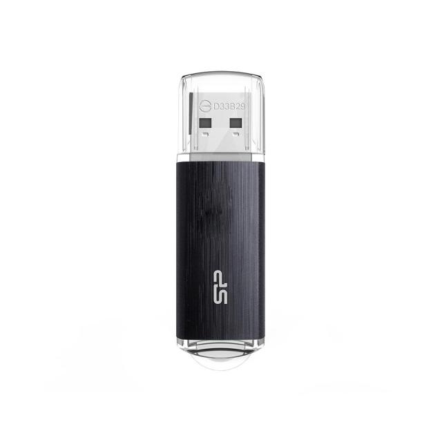 USB памет SILICON POWER Blaze B02, 64GB, USB 3.2 Gen 1, Черен