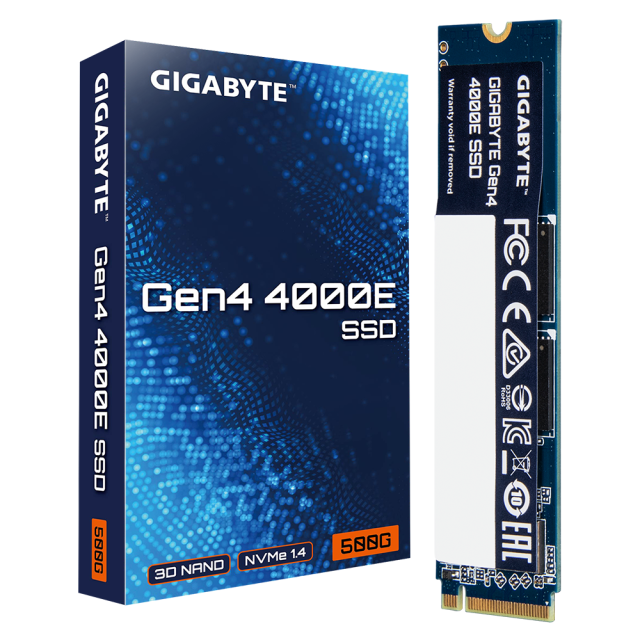 Gigabyte 4000E SSD 500GB, NVMe, PCIe 4.0 Gen4