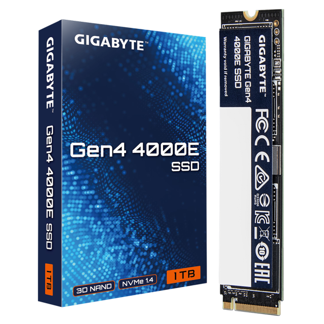 Gigabyte 4000E SSD 1TB, NVMe, PCIe 4.0 Gen4