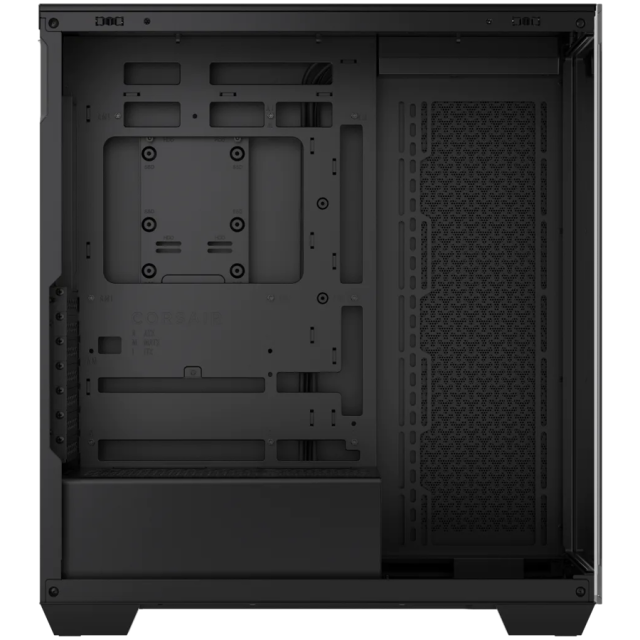 Кутия Corsair 3500X Tempered Glass Mid-Tower, 1x USB 3.2 Gen 2 Type-C, 2x USB 3.2 Gen 1 Type-A, Mini-ITX, Micro-ATX, ATX, E-ATX