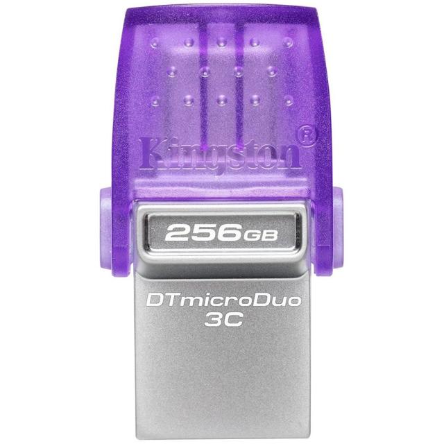 USB памет Kingston 256GB DataTraveler microDuo 3C 200MB/s dual USB-A + USB-C