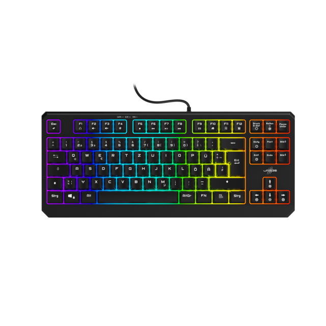 Геймърска клавиатура Hama uRage Exodus 220 TKL RGB, Мембранна, USB