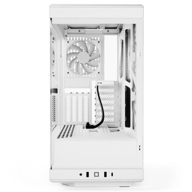 Кутия HYTE Y40 Tempered Glass White, Mid-Tower, 2x USB 3.2 Gen 2, 1 x USB-C, ATX, Micro ATX, Mini ITX