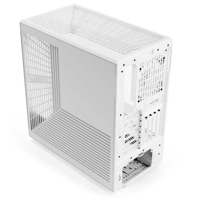 Кутия HYTE Y40 Tempered Glass White, Mid-Tower, 2x USB 3.2 Gen 2, 1 x USB-C, ATX, Micro ATX, Mini ITX