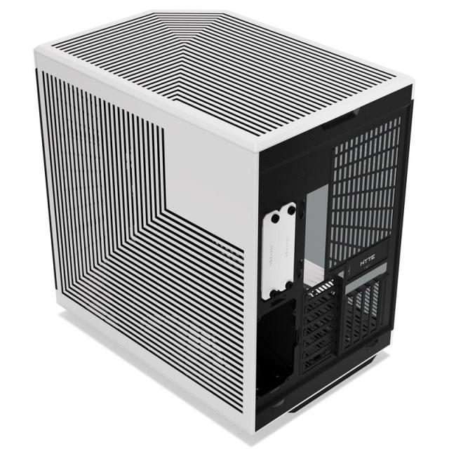 Кутия HYTE Y70 Tempered Glass Black/White, Middle Tower, 1x USB-C 3.2 Gen2, 2x USB-A 3.2 Gen1,  E-ATX, ATX, Micro ATX, Mini ITX