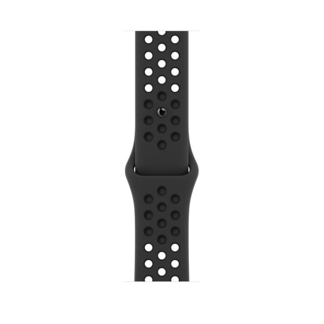 Часовник Apple Watch Nike SE (v2) GPS, 44mm Space Grey Aluminium Case with Anthracite/Black Nike Sport Band - Regular