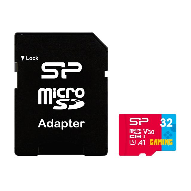Карта памет Silicon Power Superior Gaming 32GB, microSDHC/SDXC, Class 10, A1, V30, UHS-I U3, SD Adapter