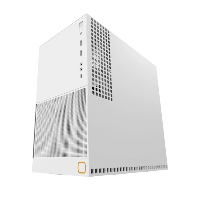 Кутия Geometric Future Model 4 King Arthur White, Middle Tower, 1 x USB 3.2 Gen 2 Type-C, 2 x USB 3.0, EATX/ATX/mATX/Mini-ITX