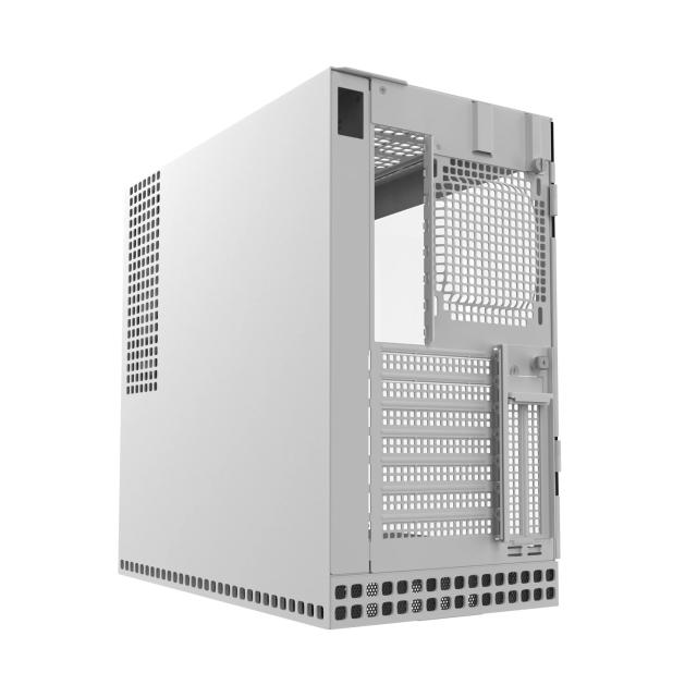 Кутия Geometric Future Model 4 King Arthur White, Middle Tower, 1 x USB 3.2 Gen 2 Type-C, 2 x USB 3.0, EATX/ATX/mATX/Mini-ITX