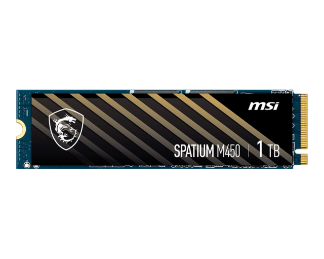 MSI SPATIUM M450 SSD 1ТB INT M2 PCI-E 2280 NVMe 1.4 PCIe 4.0