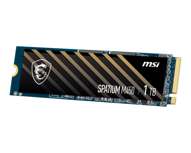 MSI SPATIUM M450 SSD 1ТB INT M2 PCI-E 2280 NVMe 1.4 PCIe 4.0