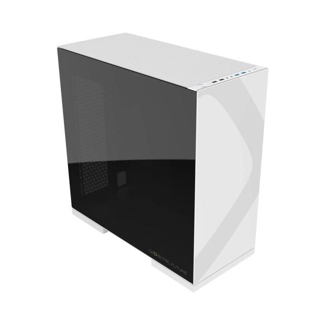 Кутия Geometric Future Model 8 Lohan White, Middle Tower, 1x USB 3.1 Type-C, 2x USB 3.0, Mini-ITX/mATX/ATX/EATX 