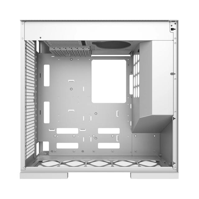 Кутия Geometric Future Model 8 Lohan White, Middle Tower, 1x USB 3.1 Type-C, 2x USB 3.0, Mini-ITX/mATX/ATX/EATX 