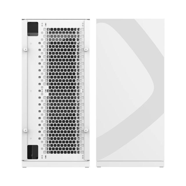 Кутия Geometric Future Model 8 Lohan White, Middle Tower, 1x USB 3.1 Type-C, 2x USB 3.0, Mini-ITX/mATX/ATX/EATX 