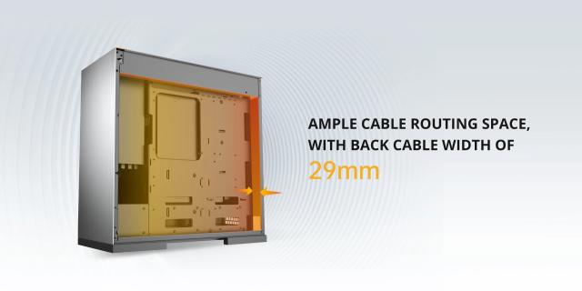 Кутия Geometric Future Model 8 Cowboy, Middle Tower, 1x USB 3.1 Type-C, 2x USB 3.0, Mini-ITX/mATX/ATX/EATX 