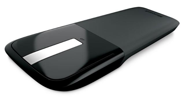 Мишка Microsoft Arc Touch Mouse, Wireless, BlueTrack, черен