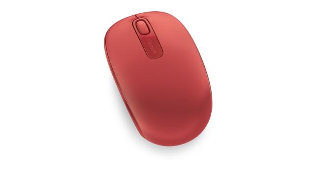 Мишка Microsoft Wireless Mobile Mouse 1850 USB Flame Red V2