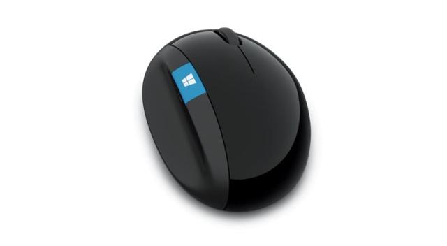Мишка Microsoft Sculpt Ergonomic, оптична (1000 dpi), Wireless, four-way скрол, черна