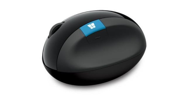 Мишка Microsoft Sculpt Ergonomic, оптична (1000 dpi), Wireless, four-way скрол, черна