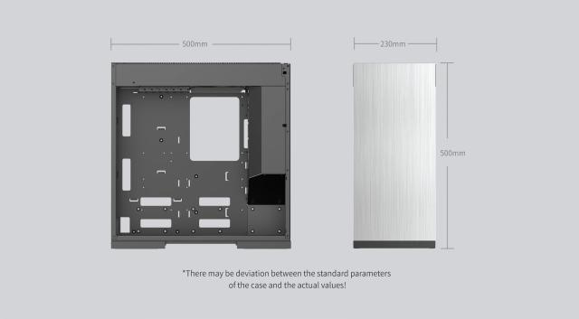 Кутия Geometric Future Model 8 Dharma, Middle Tower, 1x USB 3.1 Type-C, 2x USB 3.0, Mini-ITX/mATX/ATX/EATX