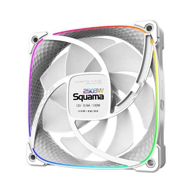 Вентилатори Geometric Future Fan Pack 3x120mm, Squama 2503W White