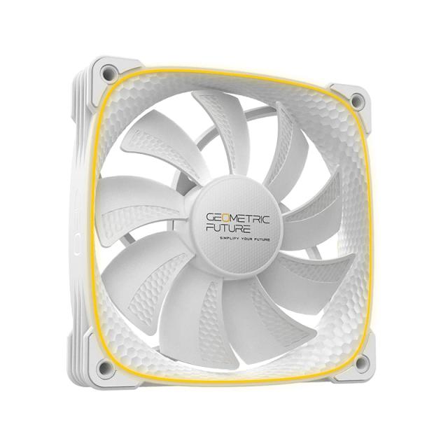 Вентилатор Geometric Future Squama 2503R, REVERSE Fan, 120mm, ARGB, White