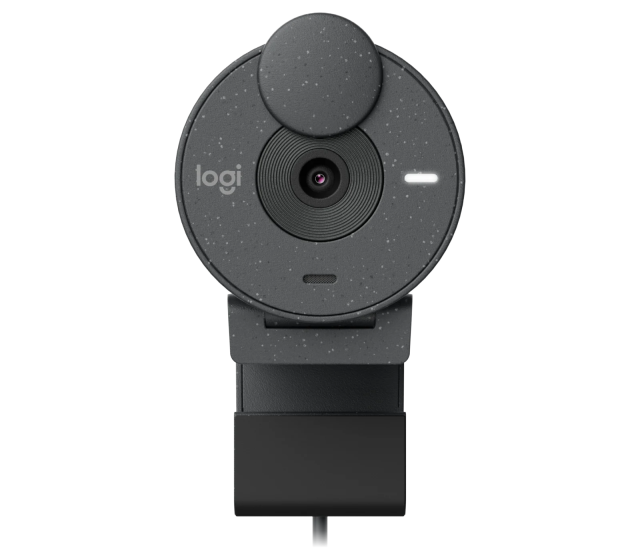 Уеб камера Logitech Brio 305 2 MP 1920 x 1080 пиксела, микрофон, USB Type-C, Graphite