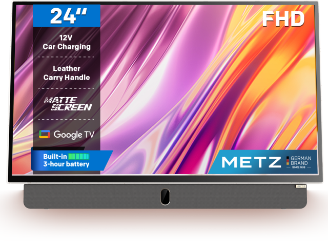 Smart TV METZ 24MPE7000, 24" FHD (1920x1080), GoogleTV, HDR10, WiFi, Bluetooth, USB, HDMI, S/PDIF, LAN (RJ 45)