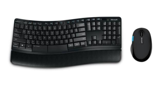 Комплект клавиатура и мишка Microsoft Sculpt Comfort Desktop Wireless, безжични, USB, черни