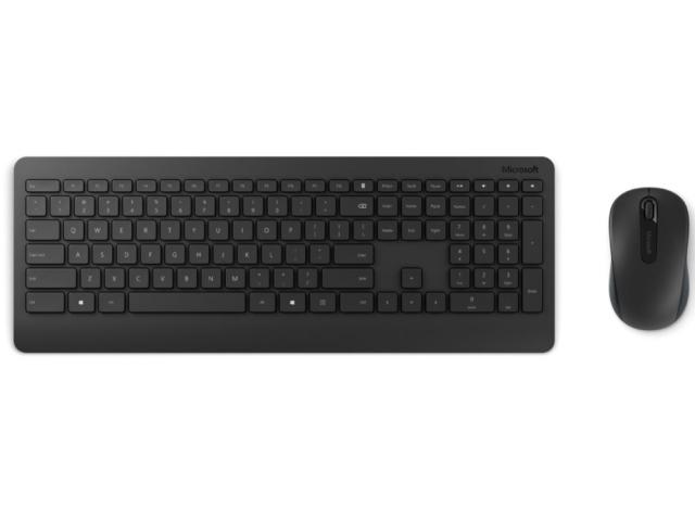 Комплект клавиатура и мишка Microsoft Wireless Desktop 850, безжични, USB, черни