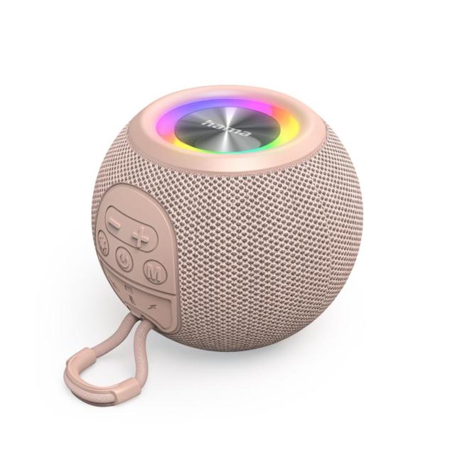 Тонколона HAMA "Ball Shape Speaker", Bluetooth, 5W, 5 светлинни режима