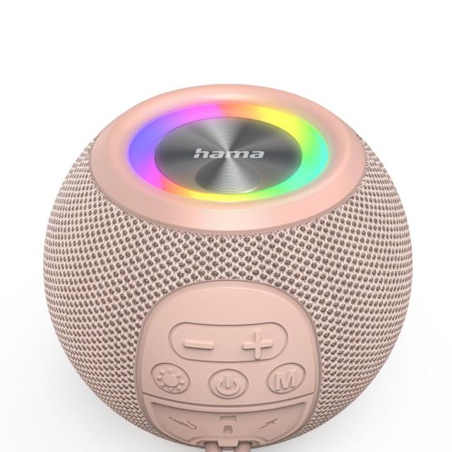 Тонколона HAMA "Ball Shape Speaker", Bluetooth, 5W, 5 светлинни режима