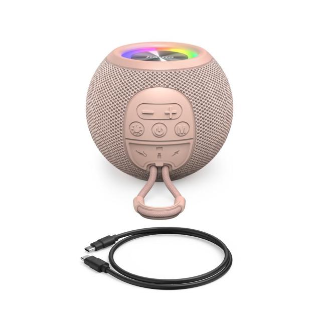 Тонколона HAMA "Ball Shape Speaker", Bluetooth, 5W, 5 светлинни режима