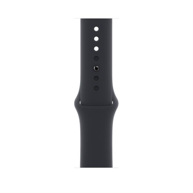 Часовник Apple Watch SE (v2) GPS, 44mm Space Grey Aluminium Case with Midnight Sport Band - Regular