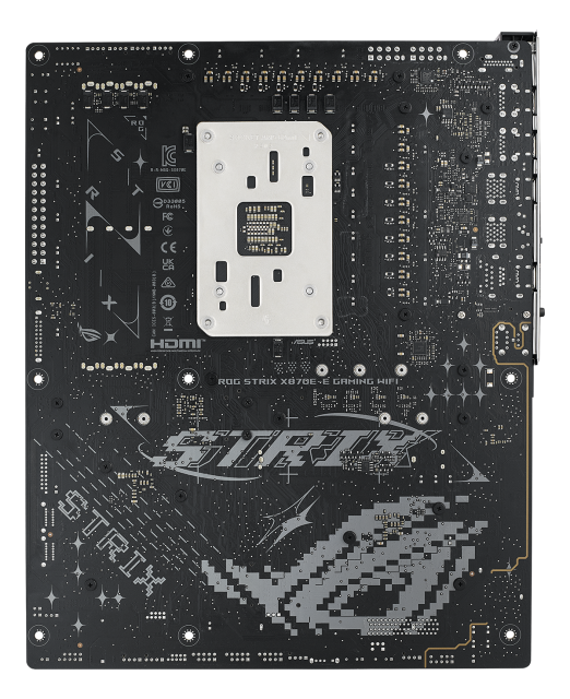 Дънна платка ASUS ROG STRIX X870E-E GAMING WIFI 7, AM5, 4xDDR5, PCI-E 5.0, 5xM.2, 4xSATA, USB Type-C, HDMI, ATX