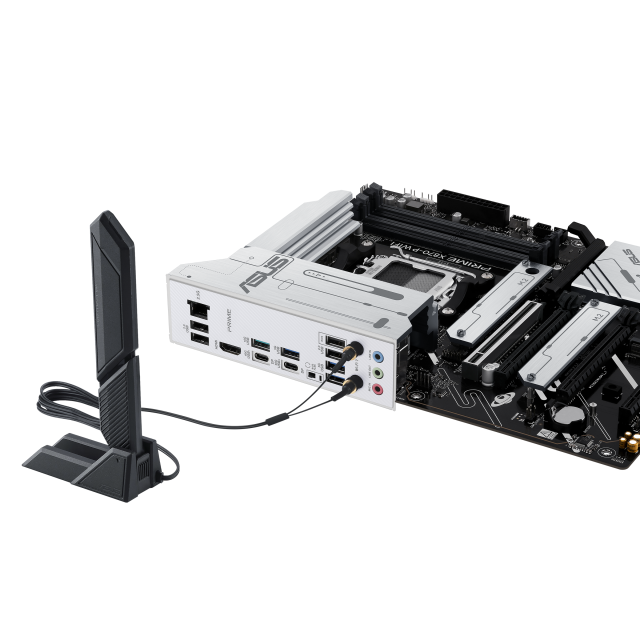 Дънна платка ASUS PRIME X870-P WIFI, AM5, 4xDDR5, PCI-E 5.0, 4xM.2, 2xSATA, USB Type-C, HDMI, ATX