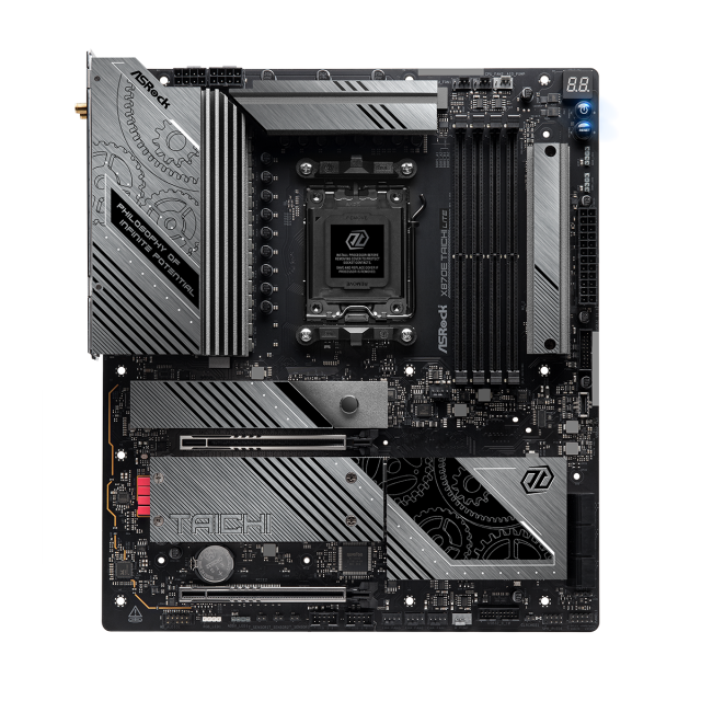 Дънна платка ASROCK X870E TAICHI LITE, Wi-Fi 7, AM5, 4xDDR5, PCIe 5.0, 3xM.2, 6xSATA, Type-C, HDMI, EATX