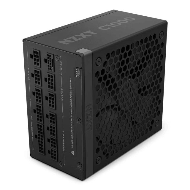 Захранване NZXT C1000, 1000W, 80 PLUS Platinum, Active PFC, ATX 3.1, Fully Modular