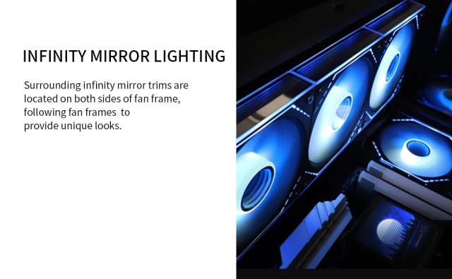 Вентилатор Thermalright  Fan 120mm - TL-M12-S, Infinity Mirror aRGB Lighting, Black