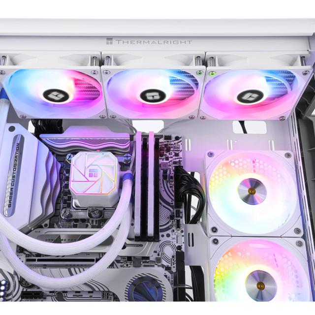 Охладител за процесор Thermalright Water Cooling Aqua Elite 360 White A-RGB V3, LGA1851/LGA1700/AM5