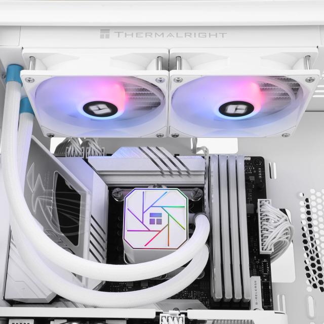 Охладител за процесор Thermalright Water Cooling Aqua Elite 240 White A-RGB V3, LGA1851/LGA1700/AM5