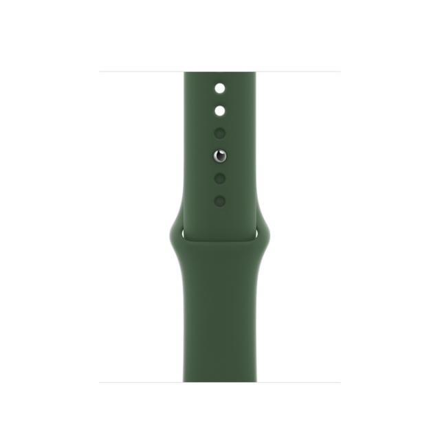 Часовник Apple Watch Series 7 GPS, 41mm Green Aluminium Case with Clover Sport Band - Regular